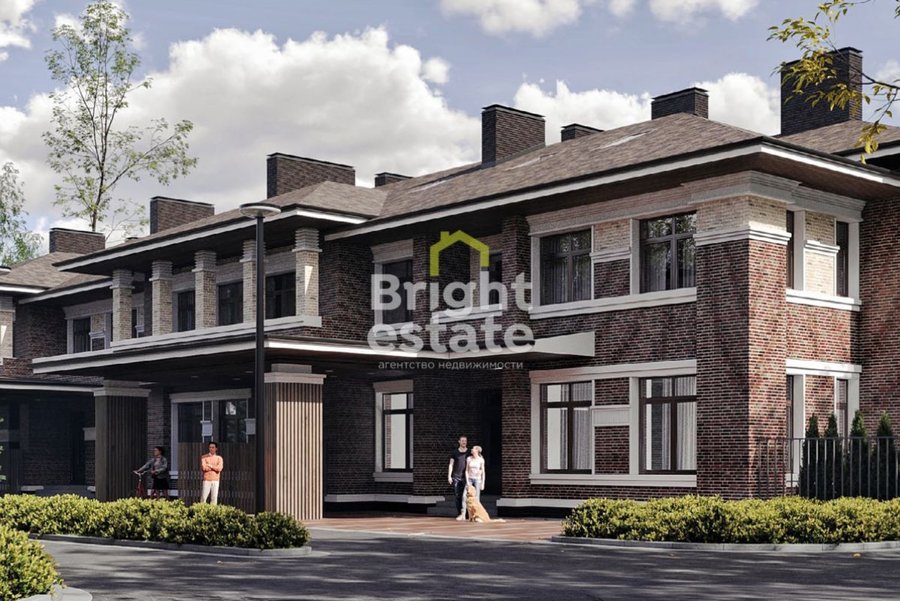 Купить 3-этажный таунхаус без отделки в КП Кристалл Истра. ID 19959