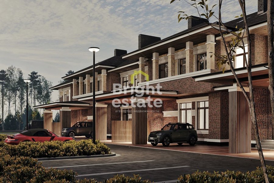 Продажа 3-этажного таунхауса на участке 7,3 сотки в коттеджном поселке Кристалл Истра. ID 19961