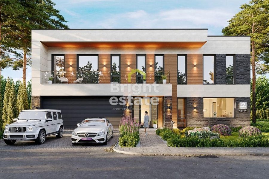 Купить коттедж без отделки в коттеджном поселке Lapino Garden. ID 20701