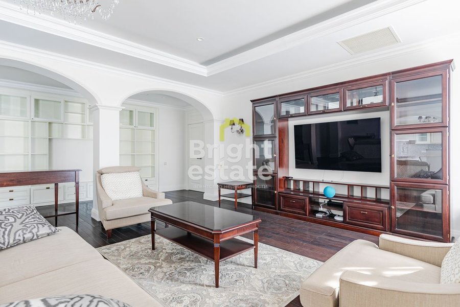 Купить коттедж с отделкой в классическом стиле в КП Агаларов Estate. ID 20746