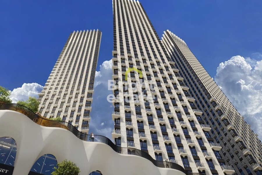 Купить многокомнатную квартиру без отделки в ЖК Wellton Towers. ID 20865