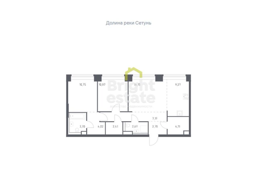 Продажа 3-комнатной квартиры в ЖК Nova, ЗАО. Лот №21487 Продажа 3-комнатной квартиры в ЖК Nova, ЗАО. ID 21487
