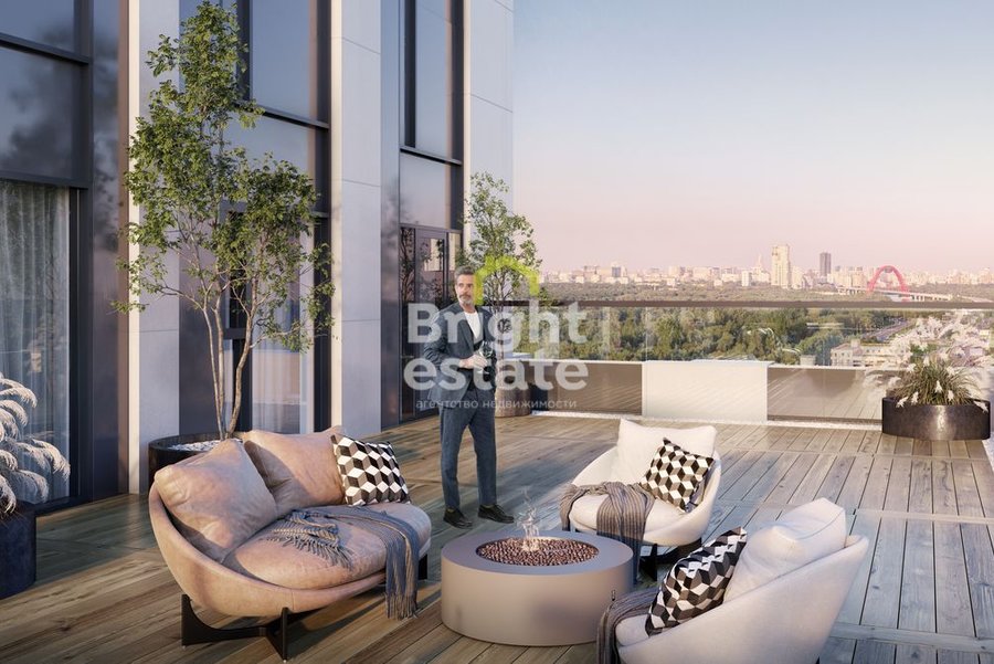 Купить 2-комнатную квартиру с панорамными видами в ЖК Крылатская 33. ID 21654