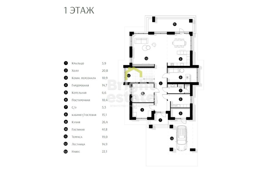 Продажа 2-этажного коттеджа в КП Сердце Риги. Лот №22560 Продажа 2-этажного коттеджа в КП Сердце Риги. ID 22560