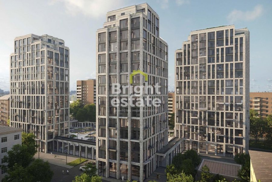 Продажа квартиры с 2 спальнями с отделкой White Box в приватном квартале Дом 7 Даниловский. Лот №22804 Продажа квартиры с 2 спальнями с отделкой White Box в приватном квартале Дом 7 Даниловский. ID 22804