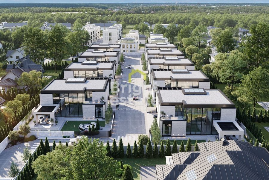 Купить современный коттедж без отделки в КП Сильвер Стоун. ID 22882