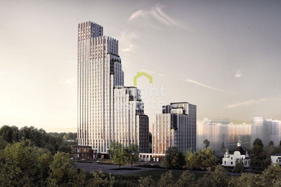 Продажа 3-комнатной квартиры без отделки в ЖК Крылатская 33, ЗАО. ID 23119