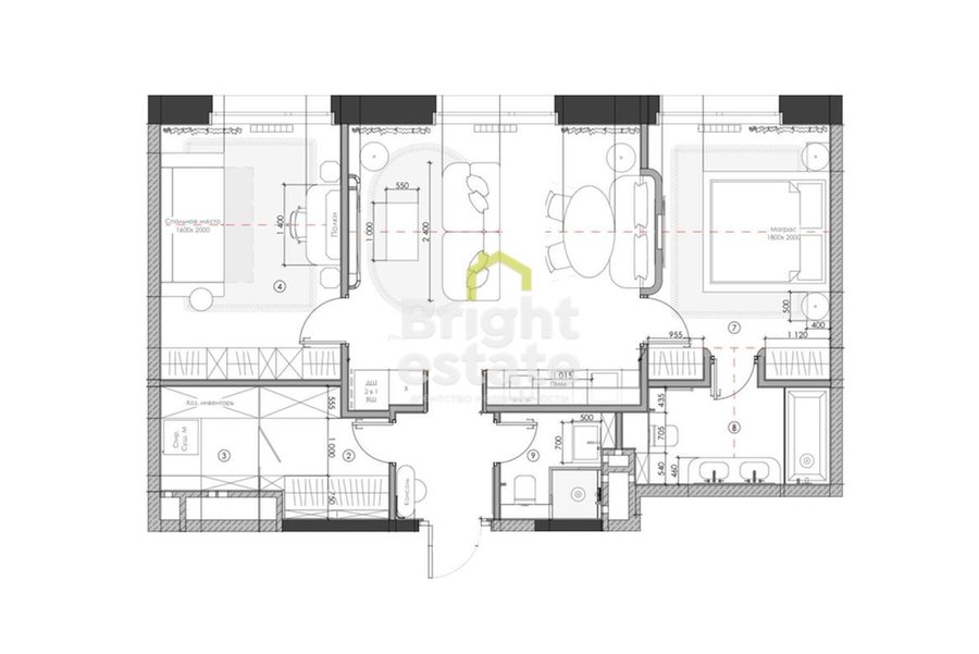 Купить квартиру с ремонтом в ЖК Остров-1. ID 23493