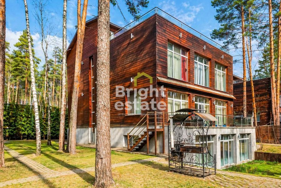 Купить 4-уровневый коттедж из лиственницы в КП Романово-4. ID 23566