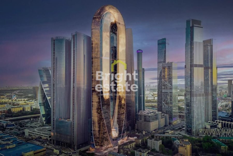 Продажа 3-комнатной квартиры в башне One, Москва-Сити. ID 23577