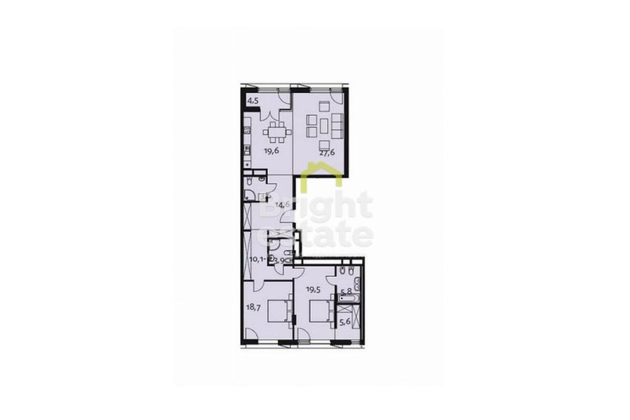 ЖК Садовые Кварталы, продажа квартиры 132 кв.м в Хамовниках. Лот №23878 ЖК Садовые Кварталы, продажа квартиры 132 кв.м в Хамовниках. ID 23878
