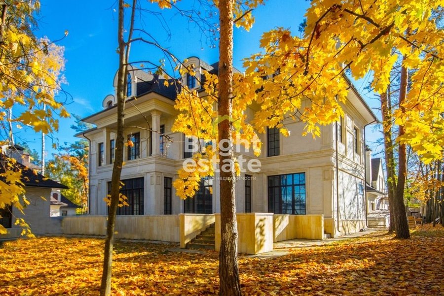 Купить дом 1200 кв.м. в коттеджном поселке Жуковка на Рублевке. ID 9598